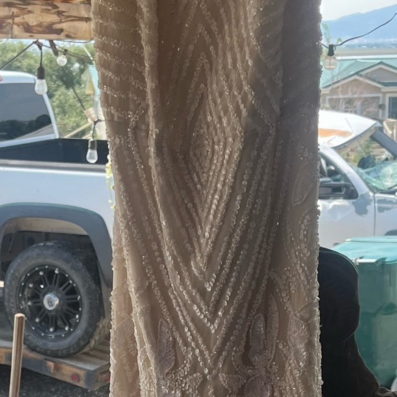 Beaded wedding dress - Picture 3 of 5